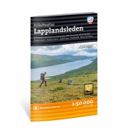 Friluftsatlas Lapplandsleden 1:50 000 Calazo